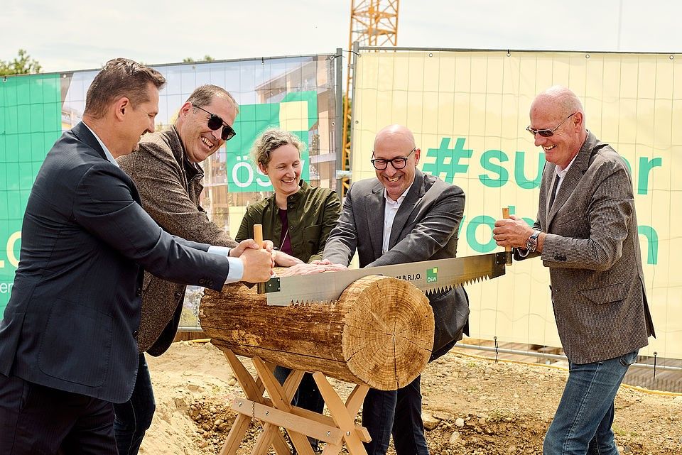 Spatenstich für innovatives Wohnquartier in Favoriten